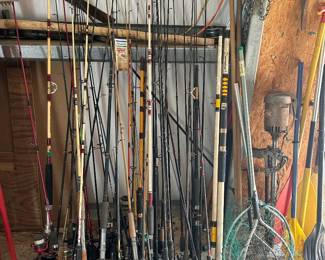 Dozens of Freshwater and Saltwater Fishing Rods/Reels
