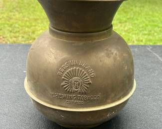 Redskin Brand Chewing Tobacco Spittoon