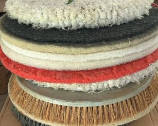 Floor Machine Cleaning Pads and Rotary Scrub Brushes