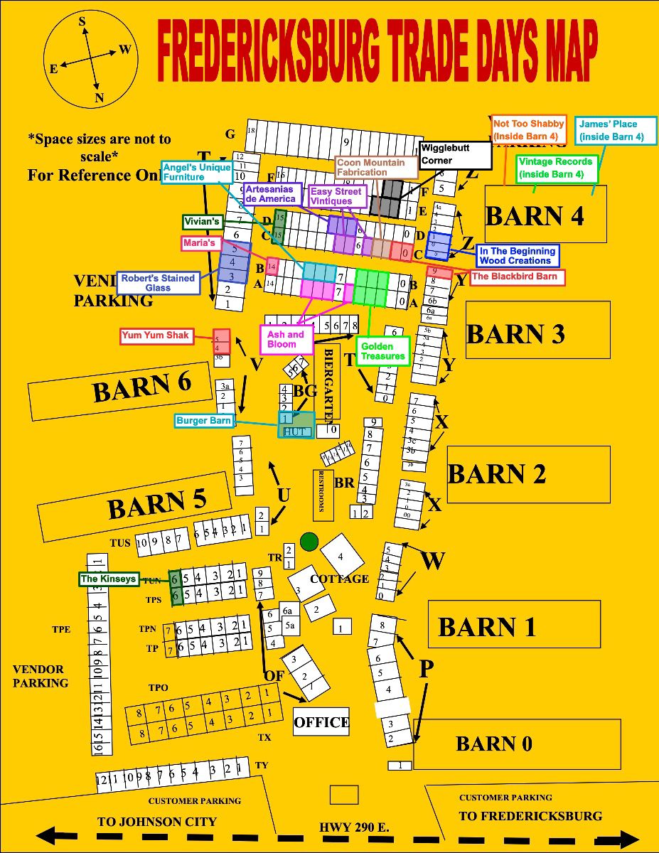 Trade Days Map