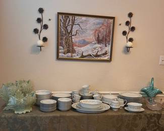 LARGE SET OF NORITAKE "SAVANNAH" CHINA