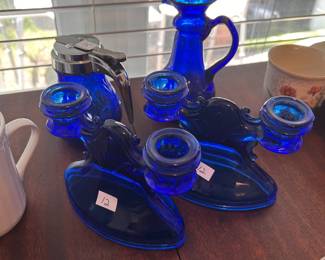 COBALT BLUE GLASS