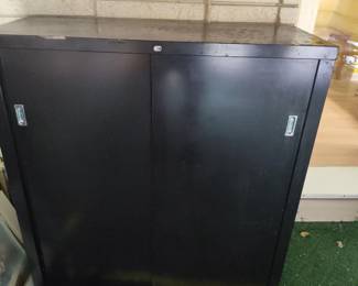 Steel Storage Cabinet Set of 2
