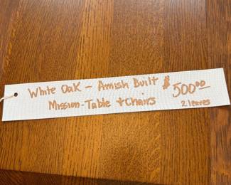 Table sign