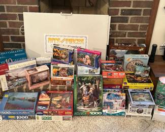 Massive Collection of Puzzles and Puzzle Equipment