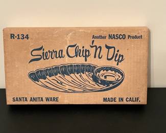 Vintage Santa Anita Ware "Sierra Chip 'n Dip" Serving Set