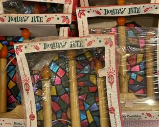 Vintage Holiday Lite Electric Candelabra in Box
