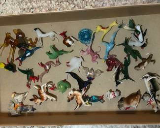 Miniature Glass Animal Figurines