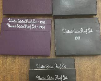 Assorted US Mint Proof Sets