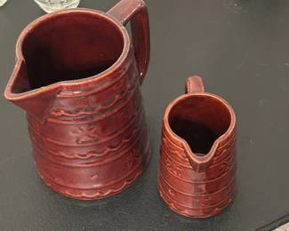 Vintage Marcrest Stoneware Pitchers