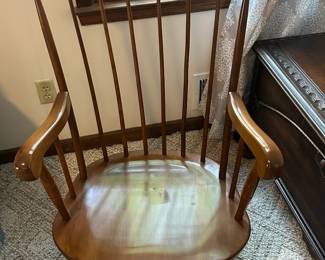 Vintage Wooden Rocking Chair