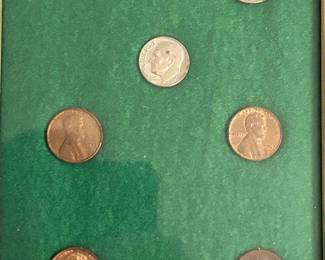 Slabbed and Framed US Coins