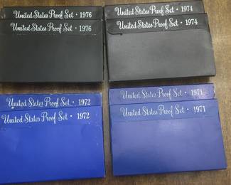 Assorted US Mint Proof Sets
