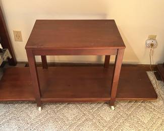 Multi-Tiered Side Table w/ Wheels