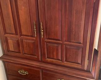 Solid Cherry MCM Armoire