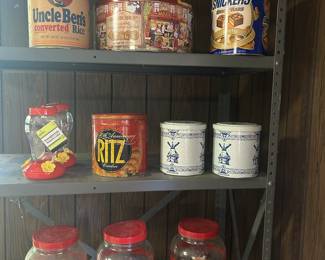 Assorted Vintage Cans and Tins