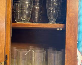 1950s soda shop glasses