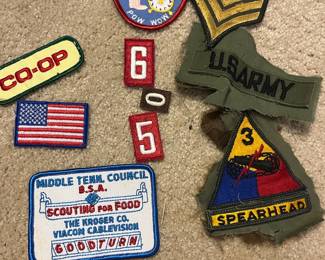 Boy Scouts and military patches