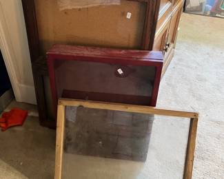 Antique display cases