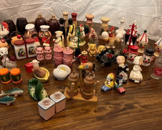 Hundreds of salt and pepper shakers from Japan