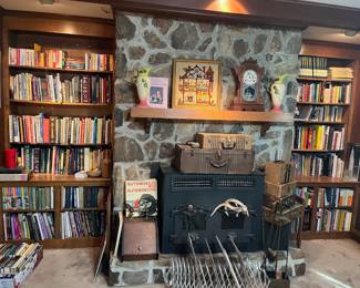 The book collection is fantastic