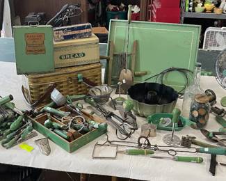 Years of collecting green handles