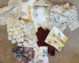 Hankies and doilies
