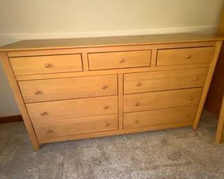 Modern dresser with mirror $200