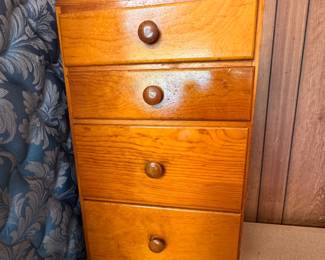 Available for pre-sale small chest and drawers $40