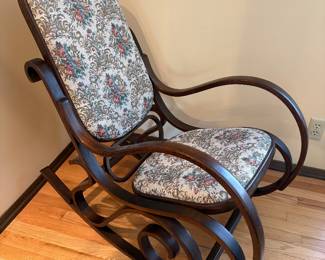 Vintage bentwood rocker