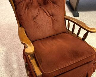 Vintage rocker recliner