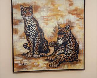 Large leopard painting!