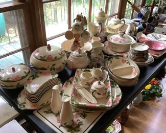 Every piece of Franciscan Desert Rose China that you would need PLUS we have plates of every size!