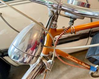 Headlamp on the Schwinn