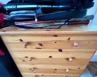 Solid Pine Four-Drawer Chest