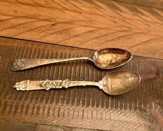 Sterling Silver Teaspoon • Sterling Silver Souvenir Spoon – Mississippi
