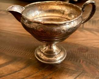 Sterling Silver Footed Creamer