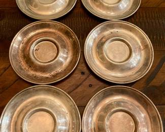 Sterling Silver Saucers