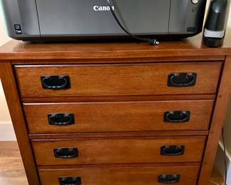 Mission-Style Lateral File Cabinet & Canon PIXMA Pro-10 Professional Photo Printer