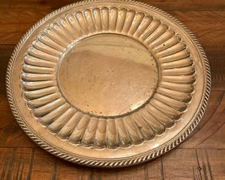 Sterling Silver Fluted Platter