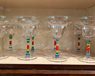 Crate & Barrel Margarita Glasses