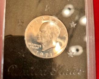 1971-S Eisenhower Silver Proof Dollar (Original Case)