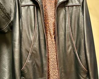 Cold water Creek Leather Jacket