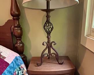 Nightstand & Lamp