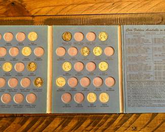 Buffalo Nickel Collection Album (1938–1952)