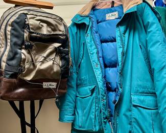 Lands End Jacket • Lands End Backpack