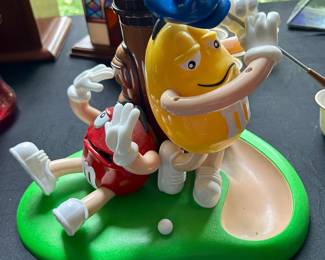 Vintage M&M Mulligan Ville Golf Themed Candy Dispenser