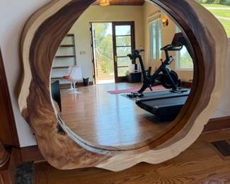 Live Edge Wood Mirror