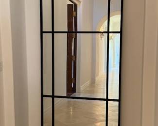Large Paned Mirror