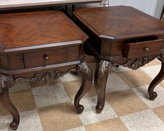 FRENCH STYLE END TABLES